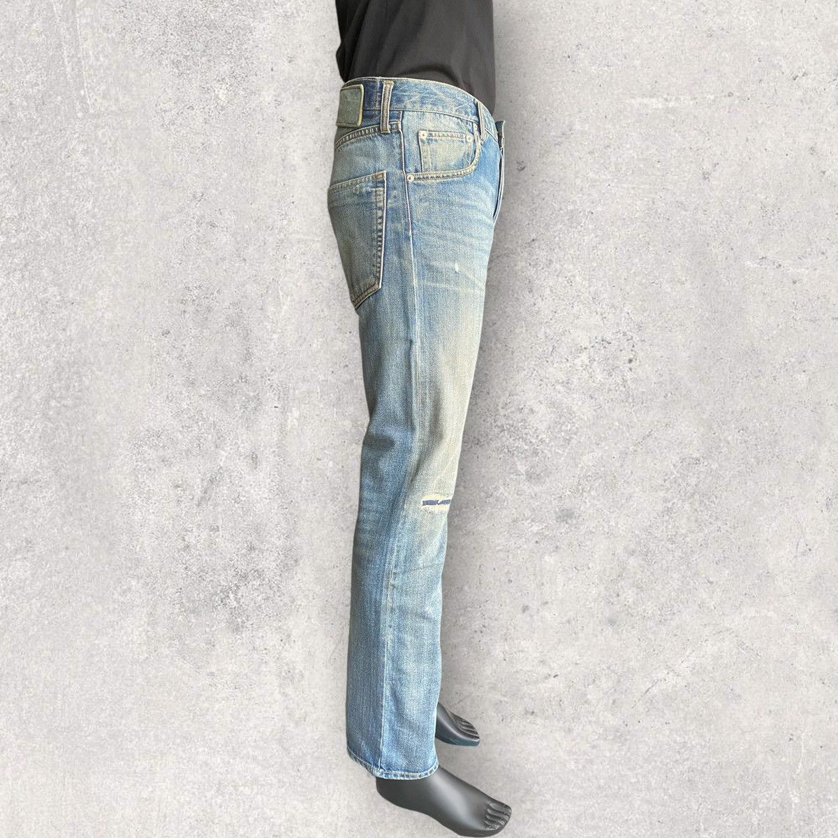 Visvim Visvim Social Sculpture 01.2D10 Damage Denim Size US 34 / EU 50 - 4 Thumbnail