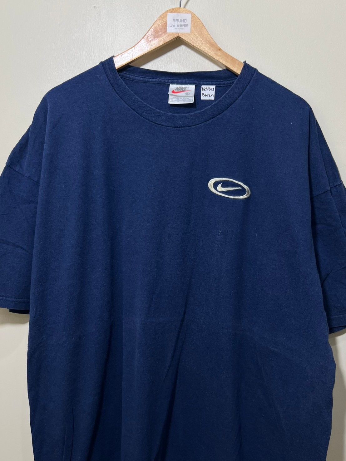 Nike × Nike ACG × Vintage Vintage 90's Nike shirt Mini Swoosh bnz01 Size US XXL / EU 58 / 5 - 3 Thumbnail