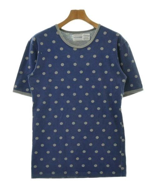 Comme des Garcons SHIRT T-Shirts Piping Hem Dots Cotton Crewneck Navy x Gray Size US M / EU 48-50 / 2 - 1 Thumbnail