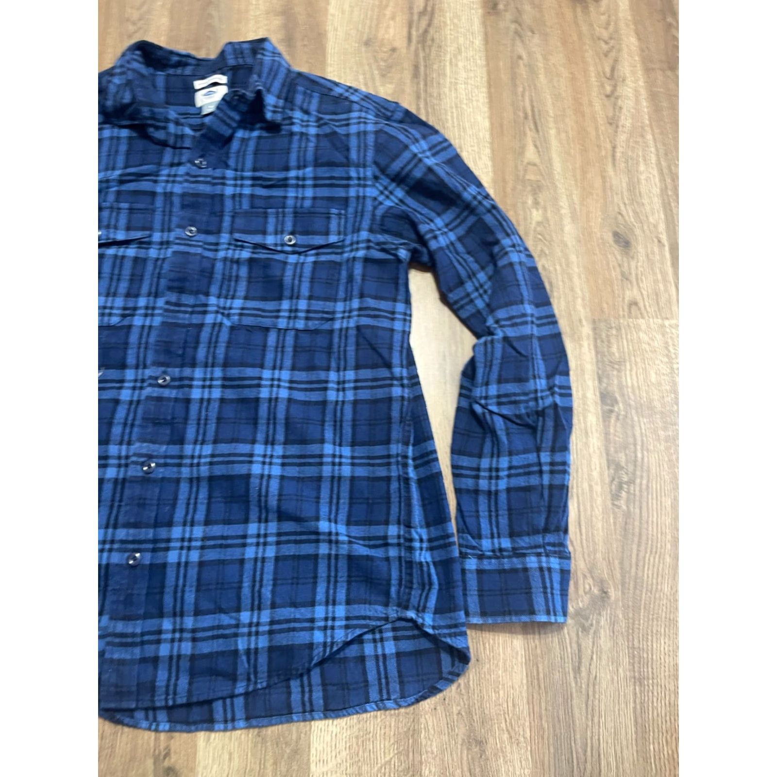 Old Navy Old Navy Shirt Men’s Size M Blue Black Plaid Button Up Regular Fit Long Sleeve Casual Shirt Size US M / EU 48-50 / 2 - 4 Thumbnail