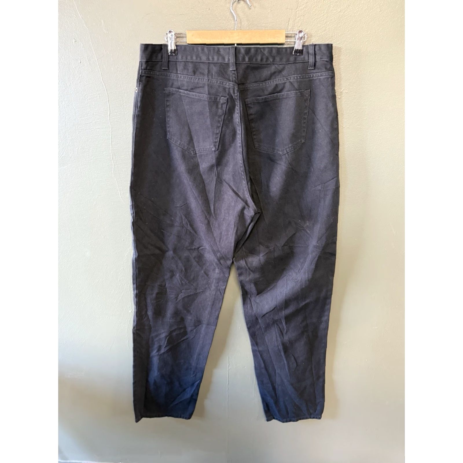 Lands' End Lands End Womens Black Chino Fit 3 Straight Leg Pants Size 18 Tall Size 40" / US 18 - 2 Thumbnail