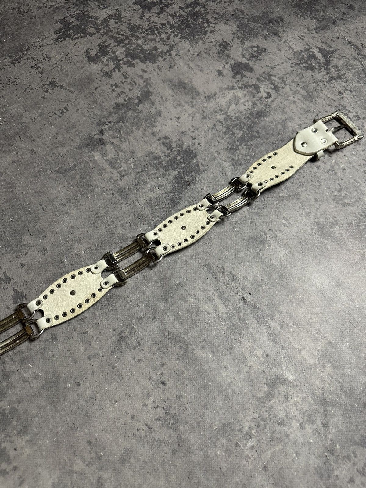 If Six Was Nine Vintage If Six Was Nine Style Belt Y2K White Size ONE SIZE - 6 Thumbnail