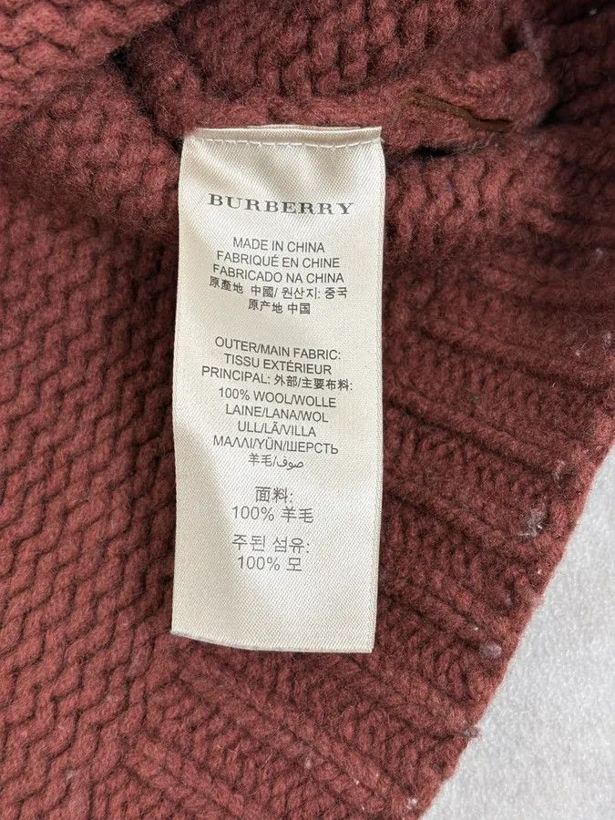 Burberry Burberry Brown Wool Fair Isle Crewneck Sweater Size US XS / EU 42 / 0 - 10 Thumbnail