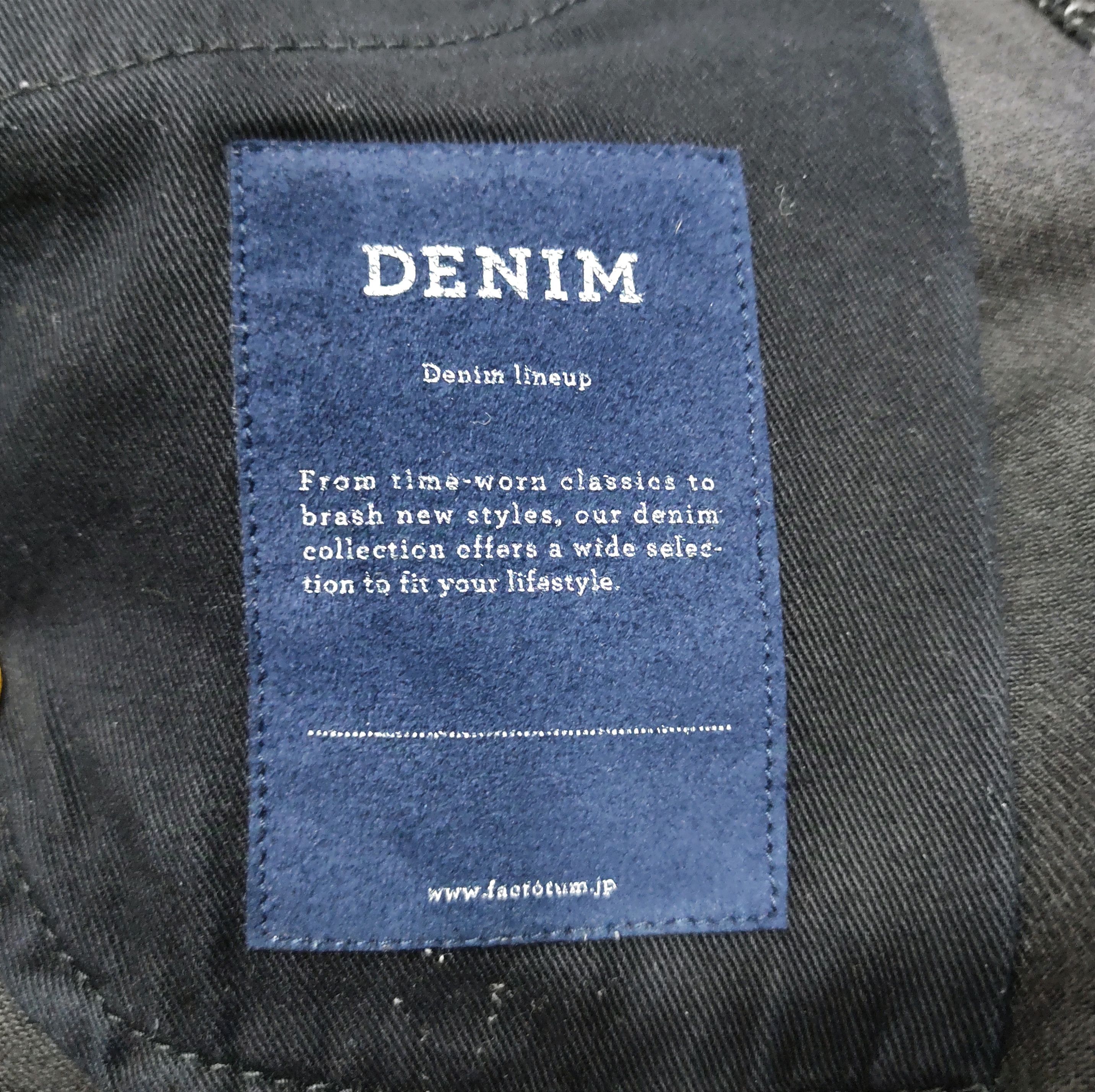 Beauty Beast × FACTOTUM × If Six Was Nine FACTOTUM Skinny Slim Fit Super Black Denim Pants Size US 31 - 11 Thumbnail