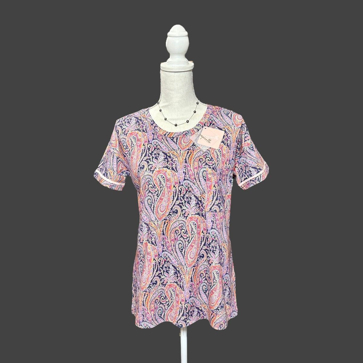 Nordstrom Papinelle Nordstrom Women’s Pajama T-Shirt Sz S Size S / US 4 / IT 40 - 1 Thumbnail