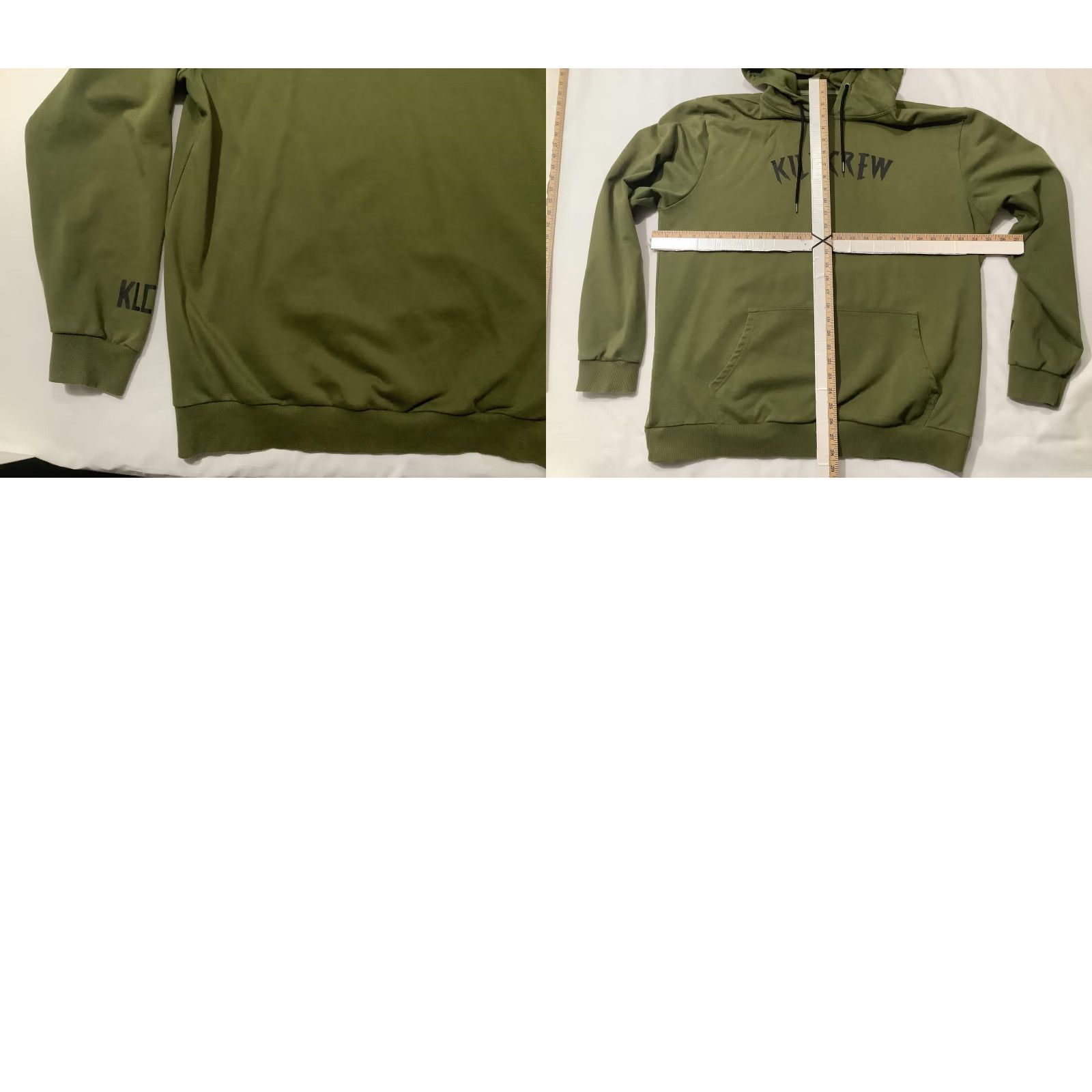 Logo 7 Kill Crew Hoodie Mens 2XL Green Logo Graphic Pullover Sweatshirt Tagless Casual Size US XXL / EU 58 / 5 - 8 Thumbnail