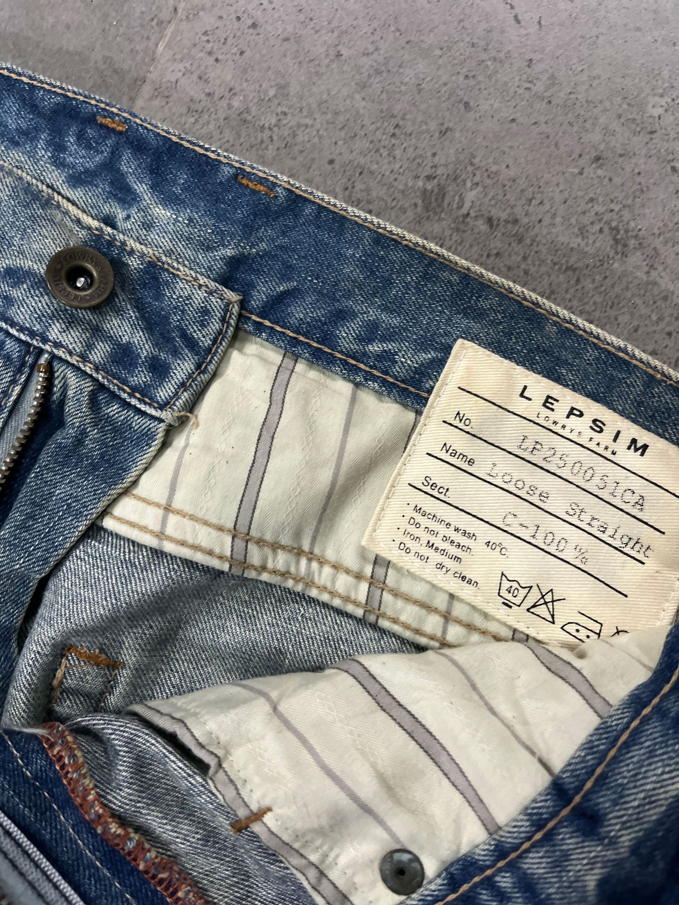Designer × Japanese Brand Lepsim Lowrys Farm Loose Straight Size US 32 / EU 48 - 3 Thumbnail