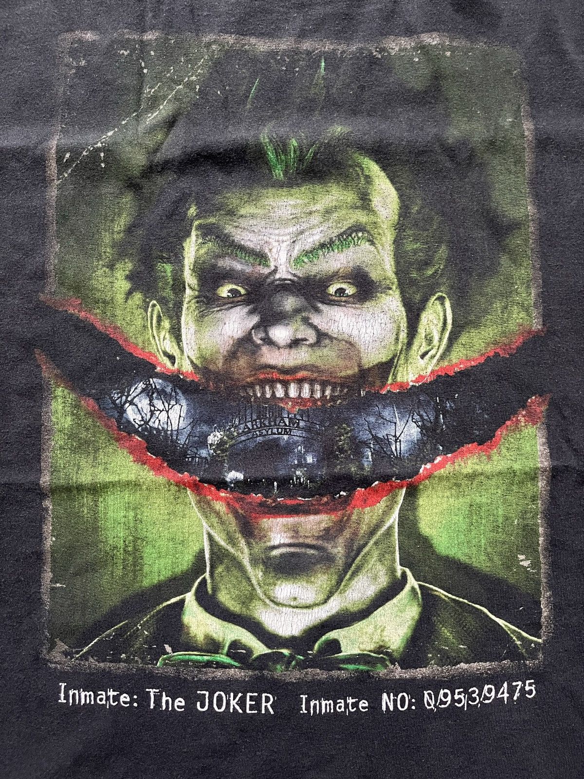 Vintage Vintage Batman Arkham Asylum Inmate The Joker T Shirt Size US XXL / EU 58 / 5 - 4 Thumbnail