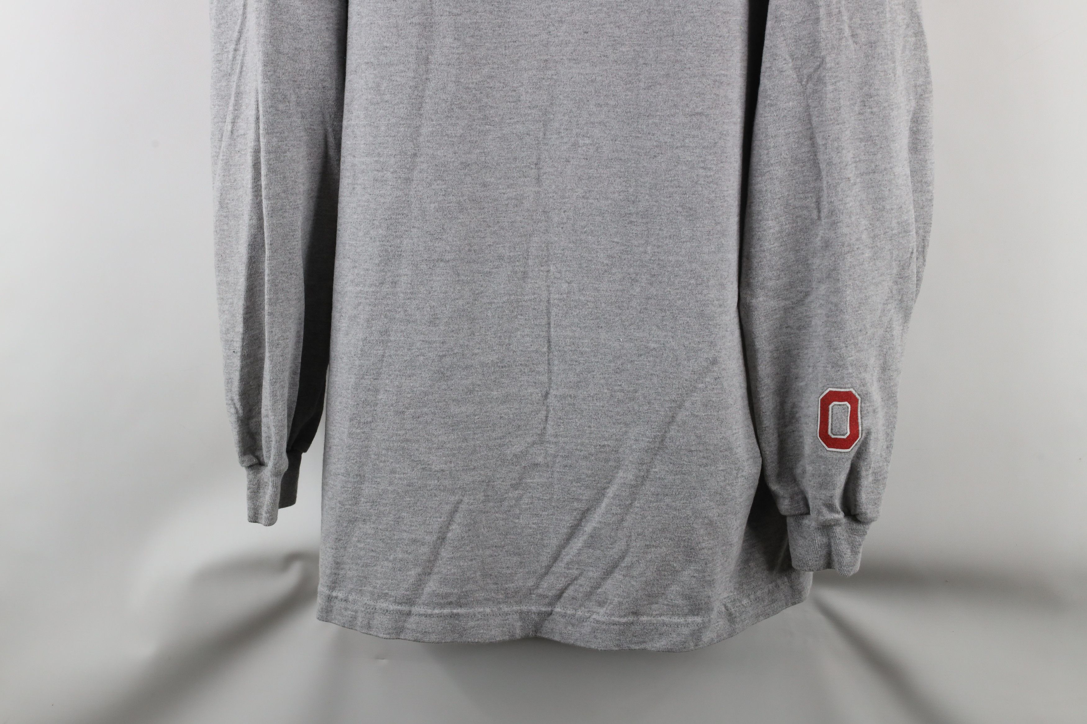 Vintage Vintage 90s Ohio State University Long Sleeve T-Shirt Gray Size US XL / EU 56 / 4 - 3 Thumbnail