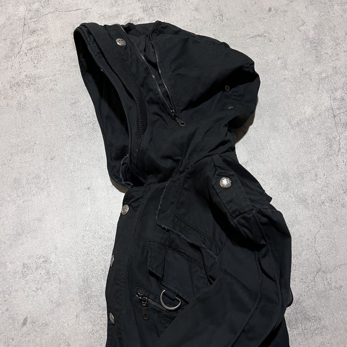 Japanese Brand Scissors Apocalypse Cyber Bono Cargo Jacket GOA LGB Style Size US M / EU 48-50 / 2 - 7 Thumbnail
