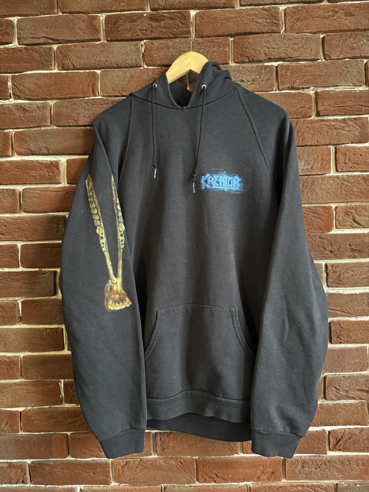 Band Tees Vintage 90s Kreator Thrash Metal Band Hoodie L black Size US L / EU 52-54 / 3 - 2 Thumbnail