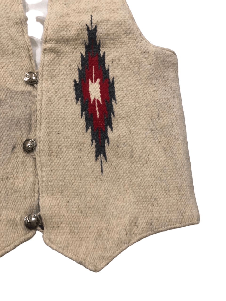 Native Vintage Vest Chimayo Novajo Wool Native Size US S / EU 44-46 / 1 - 5 Thumbnail
