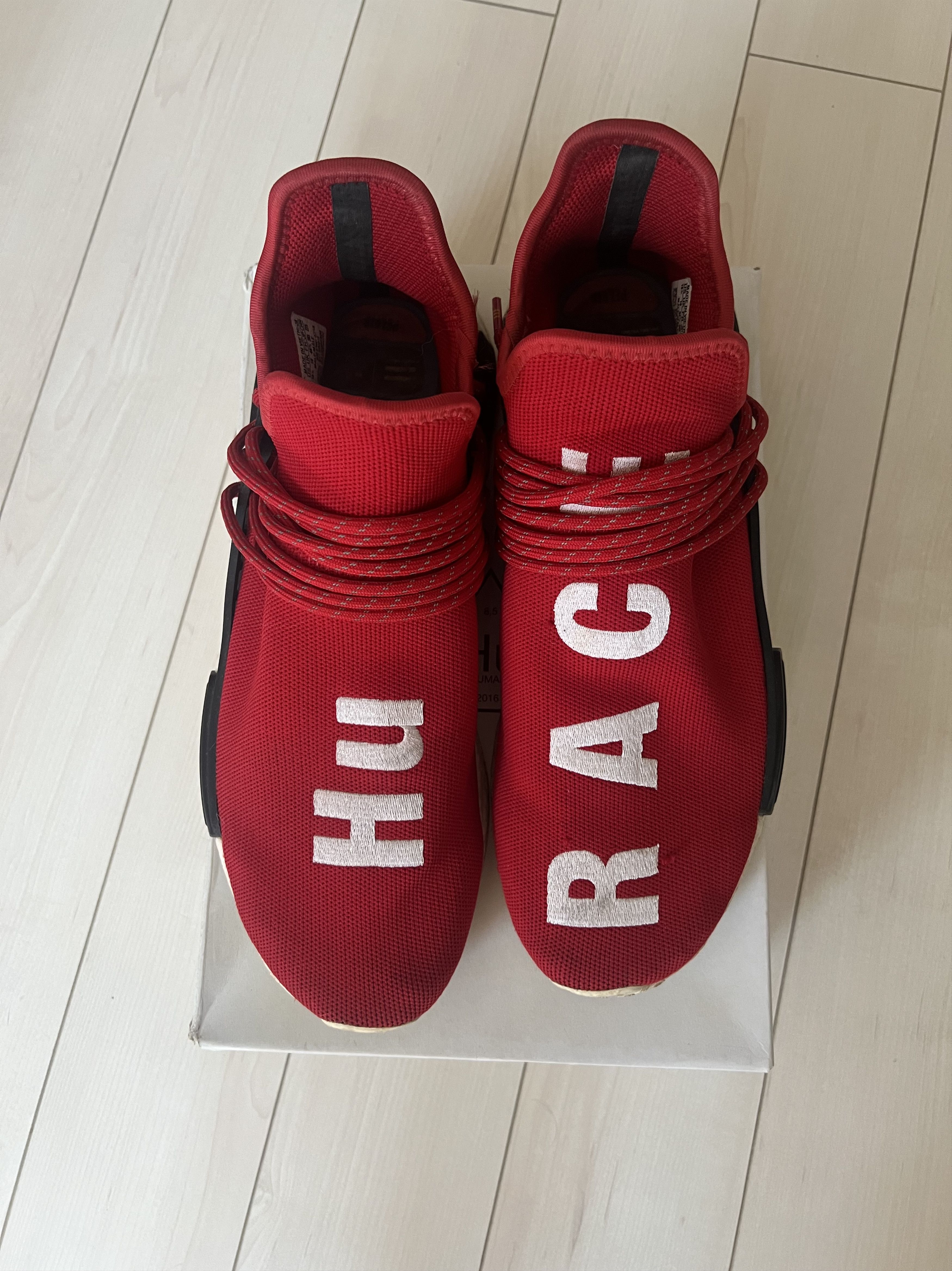 Adidas × Pharrell Adidas Human Race Red Size US 10.5 / EU 43-44 - 1 Thumbnail