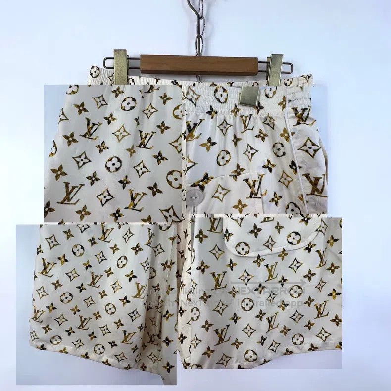 Louis Vuitton Louis Vuitton Presbyopia full print silk shorts Size US 40 / EU 56 - 8 Thumbnail