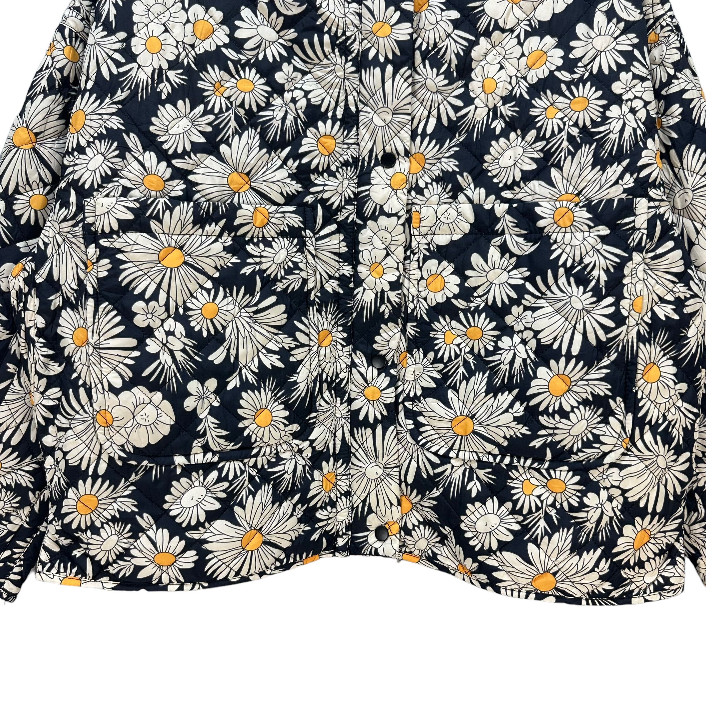 Zara ZARA FLOWERS ALLOVER QUILTED JACKET #8614-017 Size S / US 4 / IT 40 - 3 Thumbnail