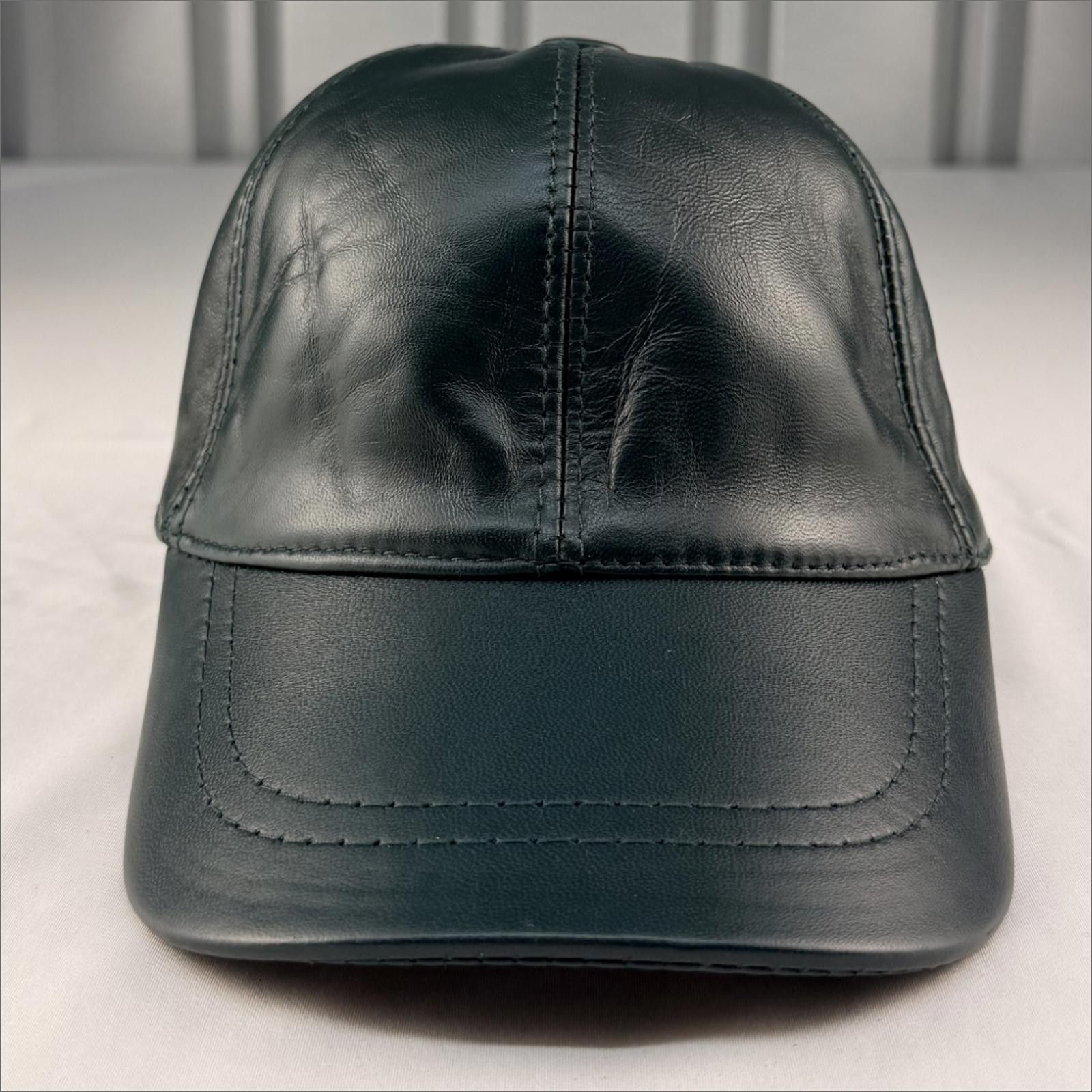 Other NEW Matt Leather Baseball Cap - Premium Hat 083 Size ONE SIZE - 1 Thumbnail