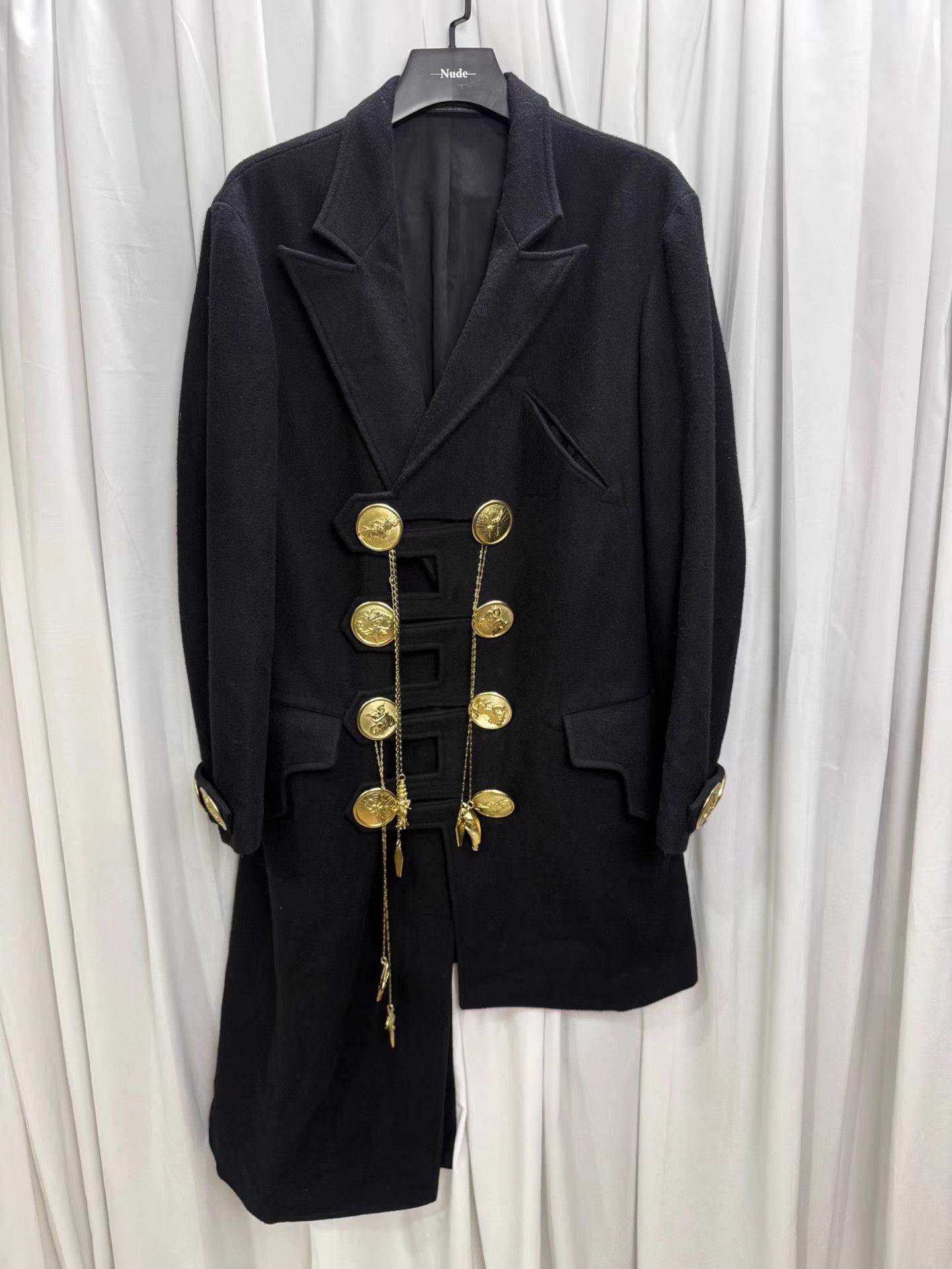 Yohji Yamamoto yohji yamamoto pour homme Gold Button Coat K20 Size US M / EU 48-50 / 2 - 1 Thumbnail