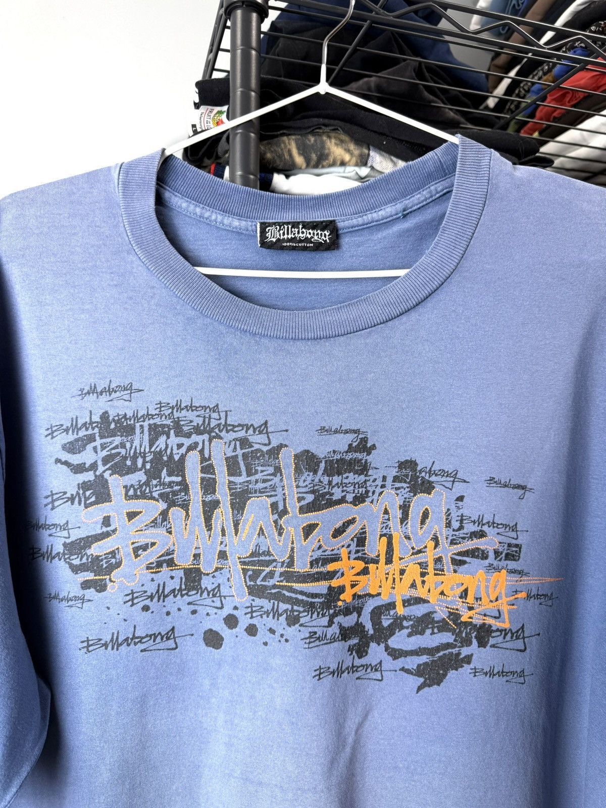 Billabong 00’s Vintage Billabong T Shirt Surf Style Quiksilver Mambo Size US L / EU 52-54 / 3 - 3 Thumbnail