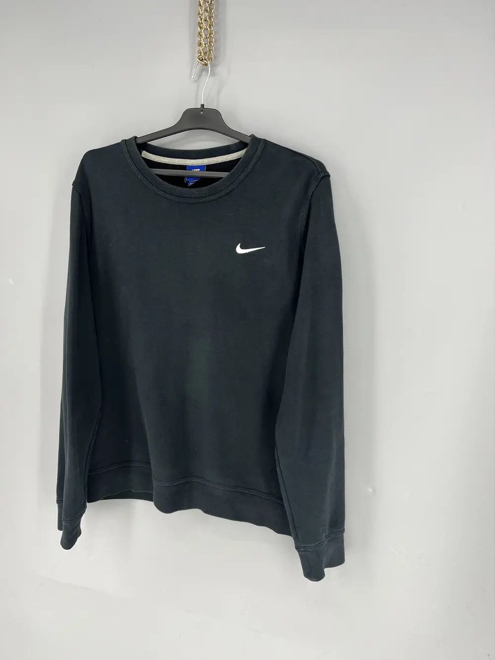 Nike Vintage Nike Black Embroidery Logos Sweatshirt Crazy Style Size US L / EU 52-54 / 3 - 3 Thumbnail