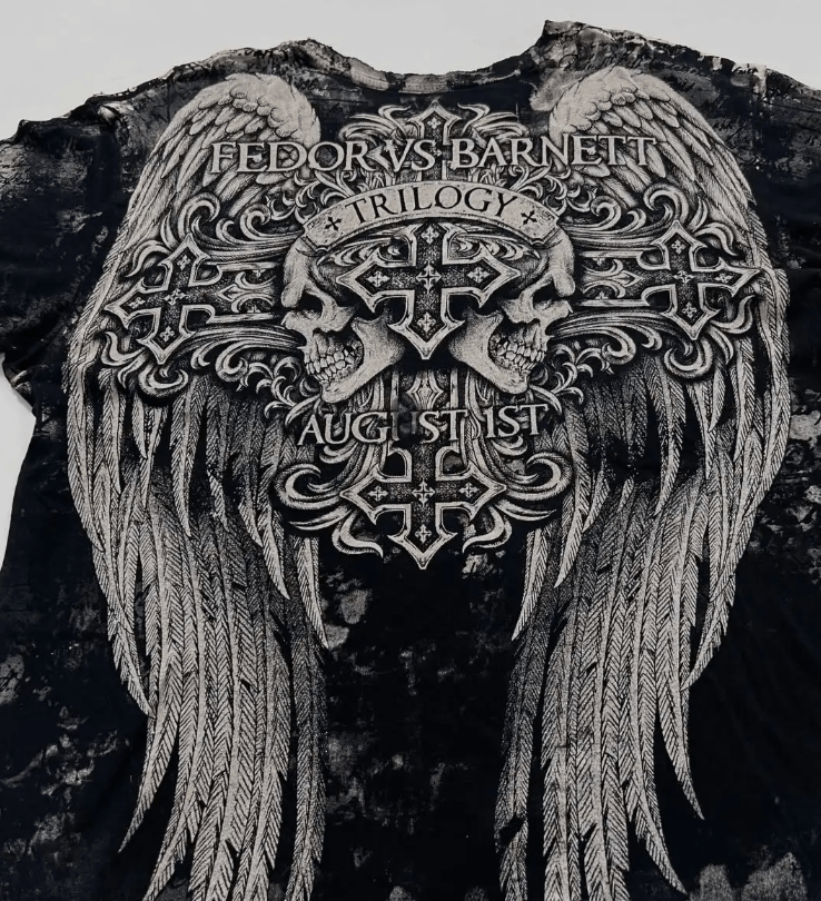 Japanese Brand 2000s Affliction Gothic Printed T-shirt Size US S / EU 44-46 / 1 - 4 Thumbnail