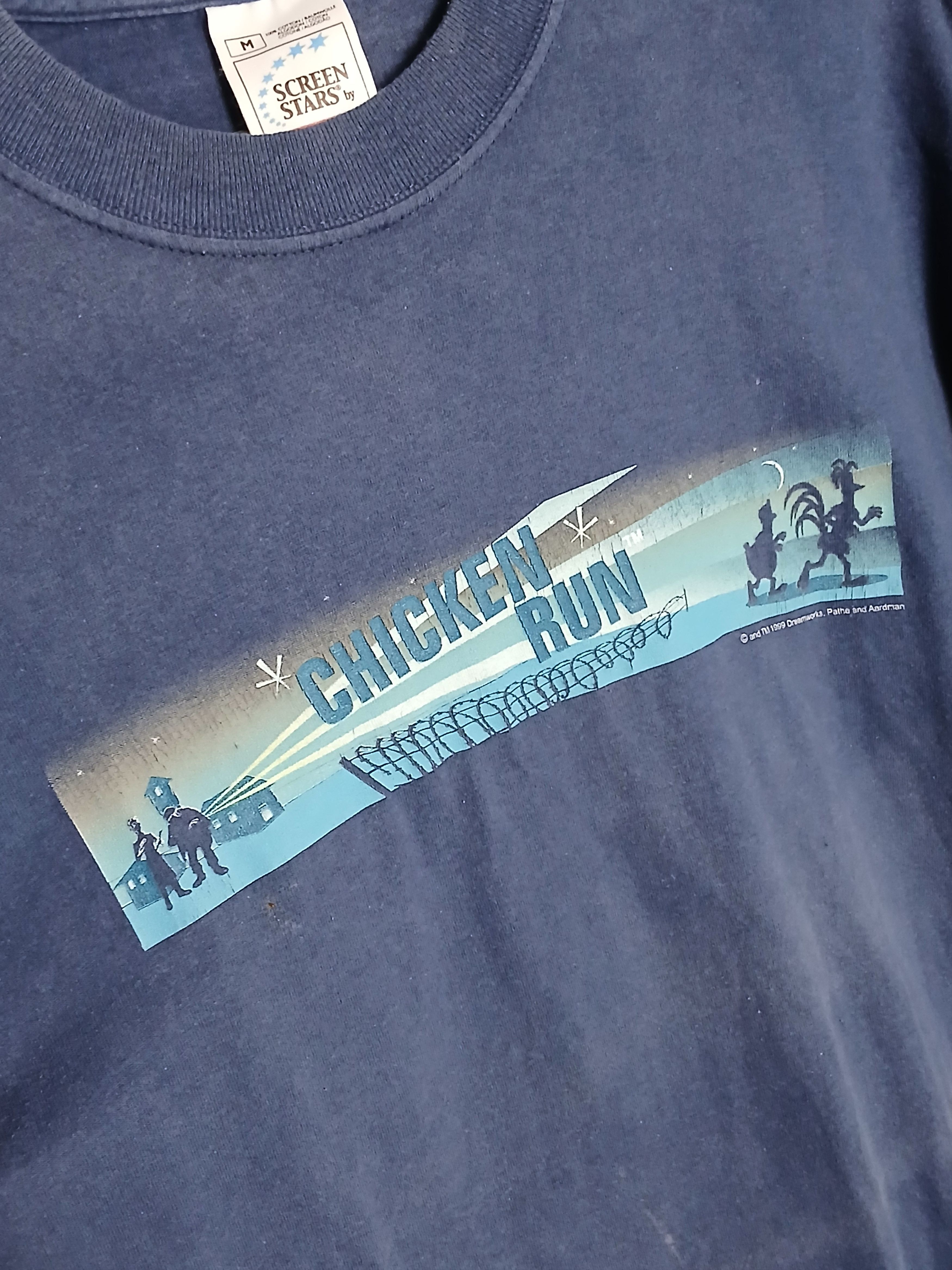 Cartoon Network × Vintage Vintage 1999 DreamWorks Chicken Run T-Shirt Size US M / EU 48-50 / 2 - 3 Thumbnail