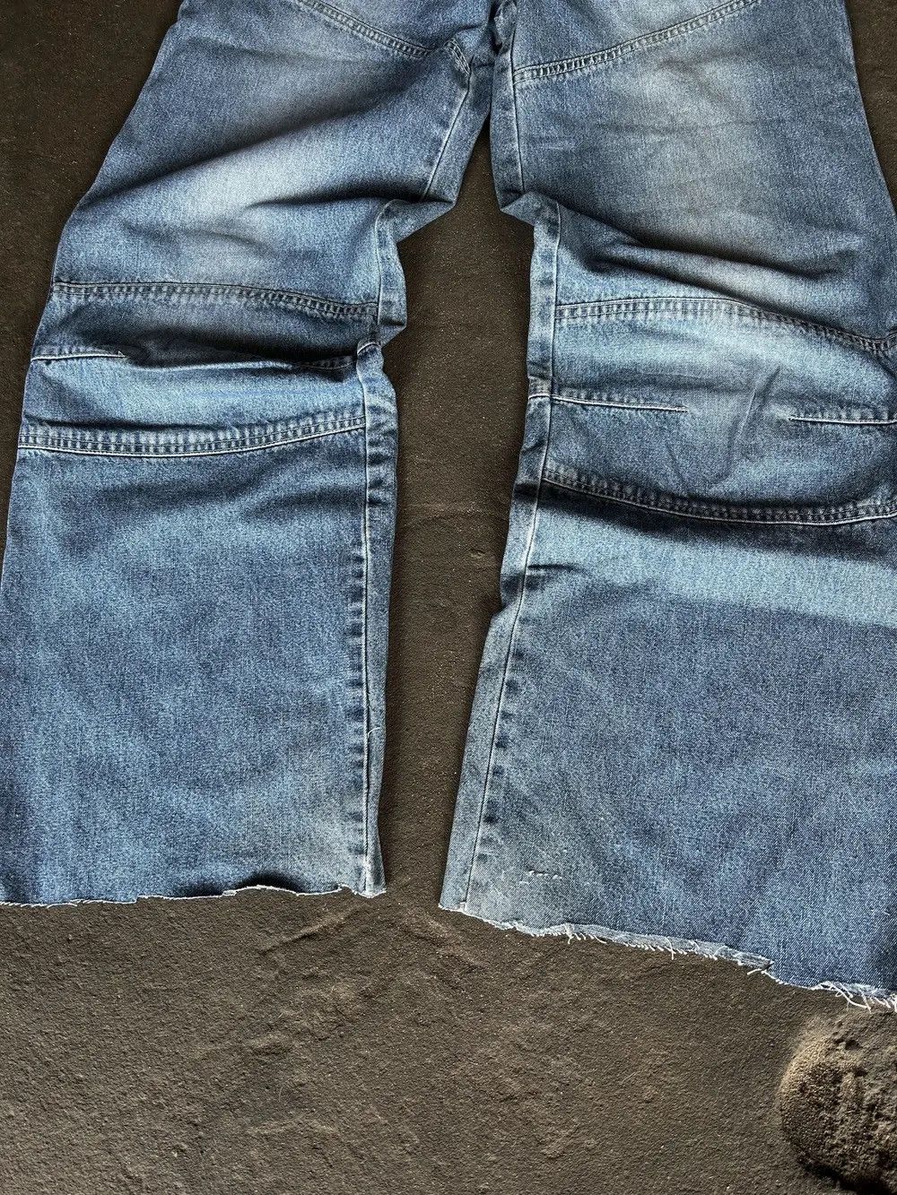 JNCO × Japanese Brand Vintage Baggy Rap sk8 Jnco Style Washed Jeans y2k Size US 32 / EU 48 - 4 Thumbnail