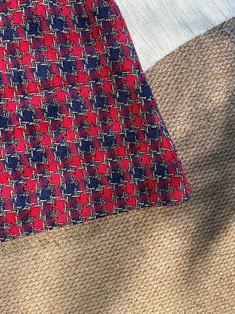 Chanel Chanel 15P silk thousand-bird check skirt Size 26" / US 2 / IT 38 - 3 Thumbnail