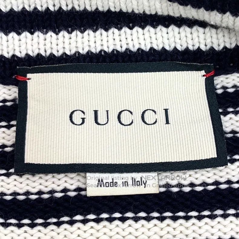 Gucci Gucci Colour block striped logo jacquard stitching cotton Size US M / EU 48-50 / 2 - 5 Thumbnail