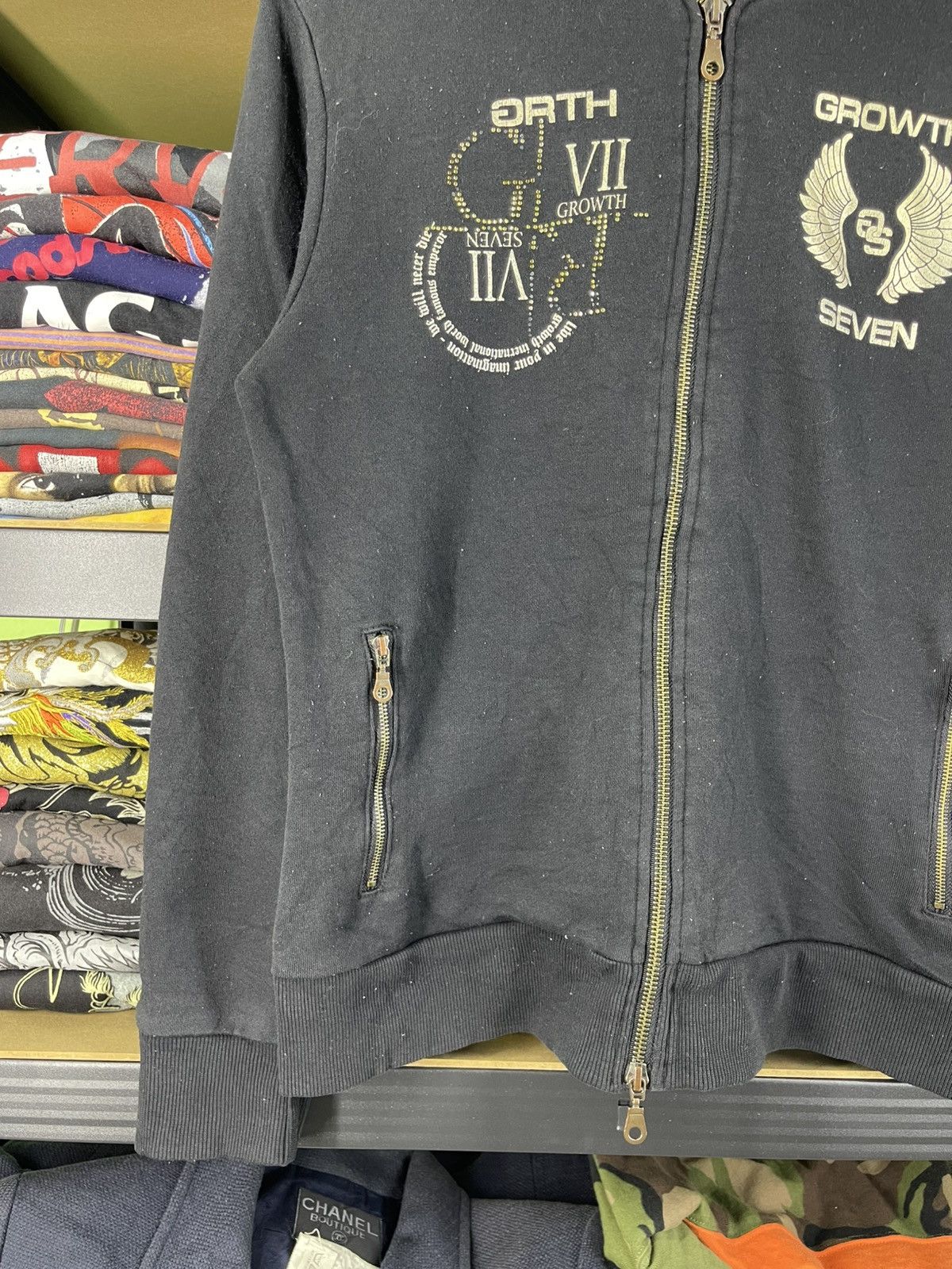 In The Attic Growth by in the attic Growth Seven Skull Design Hoodie Size US L / EU 52-54 / 3 - 3 Thumbnail
