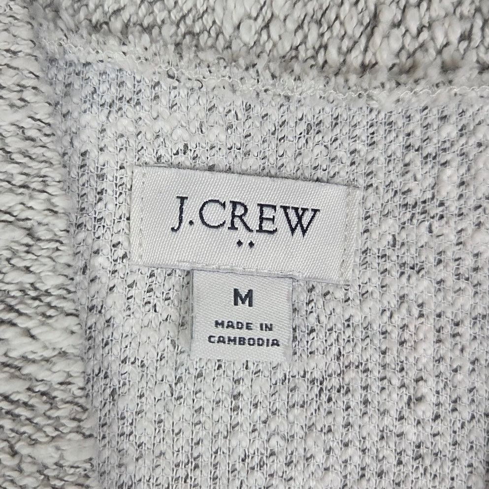 J.Crew J.Crew Medium Light Gray Open Front Cardigan Sweater Pockets Size M / US 6-8 / IT 42-44 - 5 Thumbnail