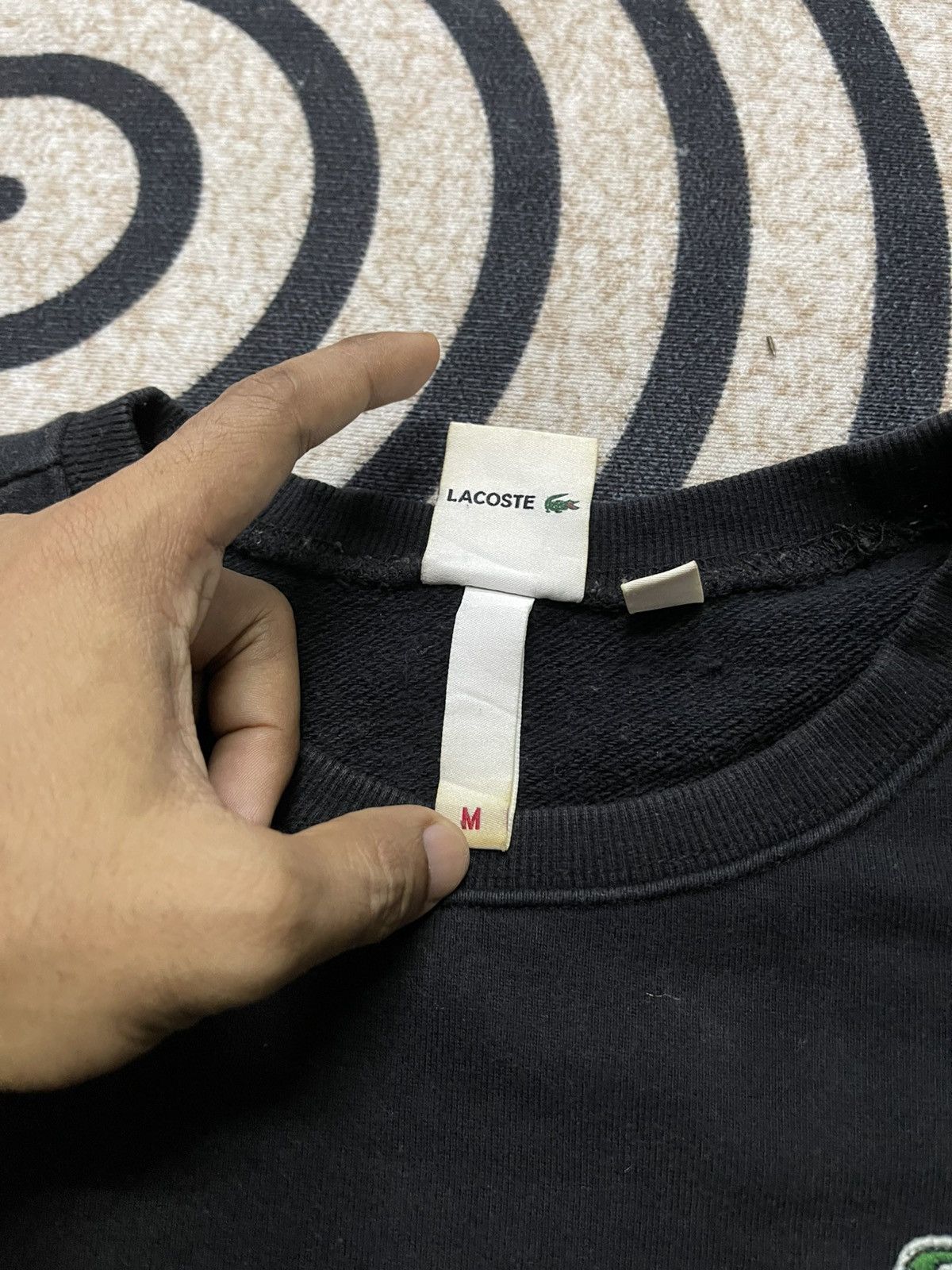 Lacoste × Supreme SUPREME X LACOSTE SWEATSHIRT EMBROIDERED LOGO DISCOLOURED Size US M / EU 48-50 / 2 - 9 Thumbnail