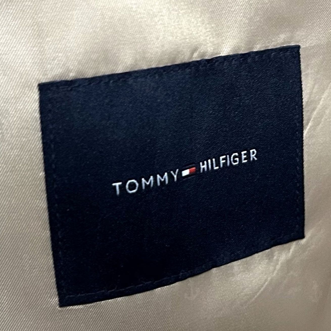 Tommy Hilfiger Tommy Hilfiger Sport Coat Beige Glen Plaid Two Button Lined Double Vented 42R Men Jacket Coat Regular Length Size US XS / EU 42 / 0 - 3 Thumbnail