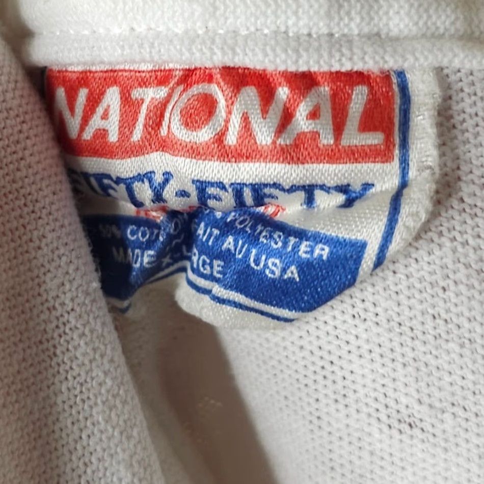 Vintage VINTAGE National T-Shirt Mens XL White 80s Swimming Diving Nevada Made In USA Size US XL / EU 56 / 4 - 6 Thumbnail
