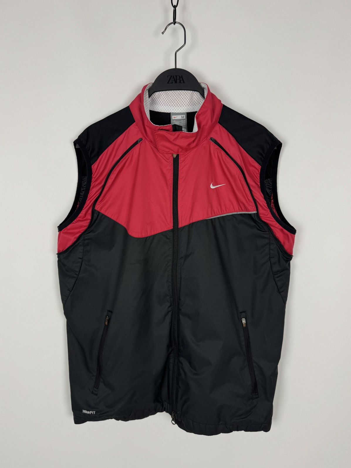 Nike Nike 2in1 Paneled Nylon Vented Running Jacket Size US M / EU 48-50 / 2 - 16 Thumbnail
