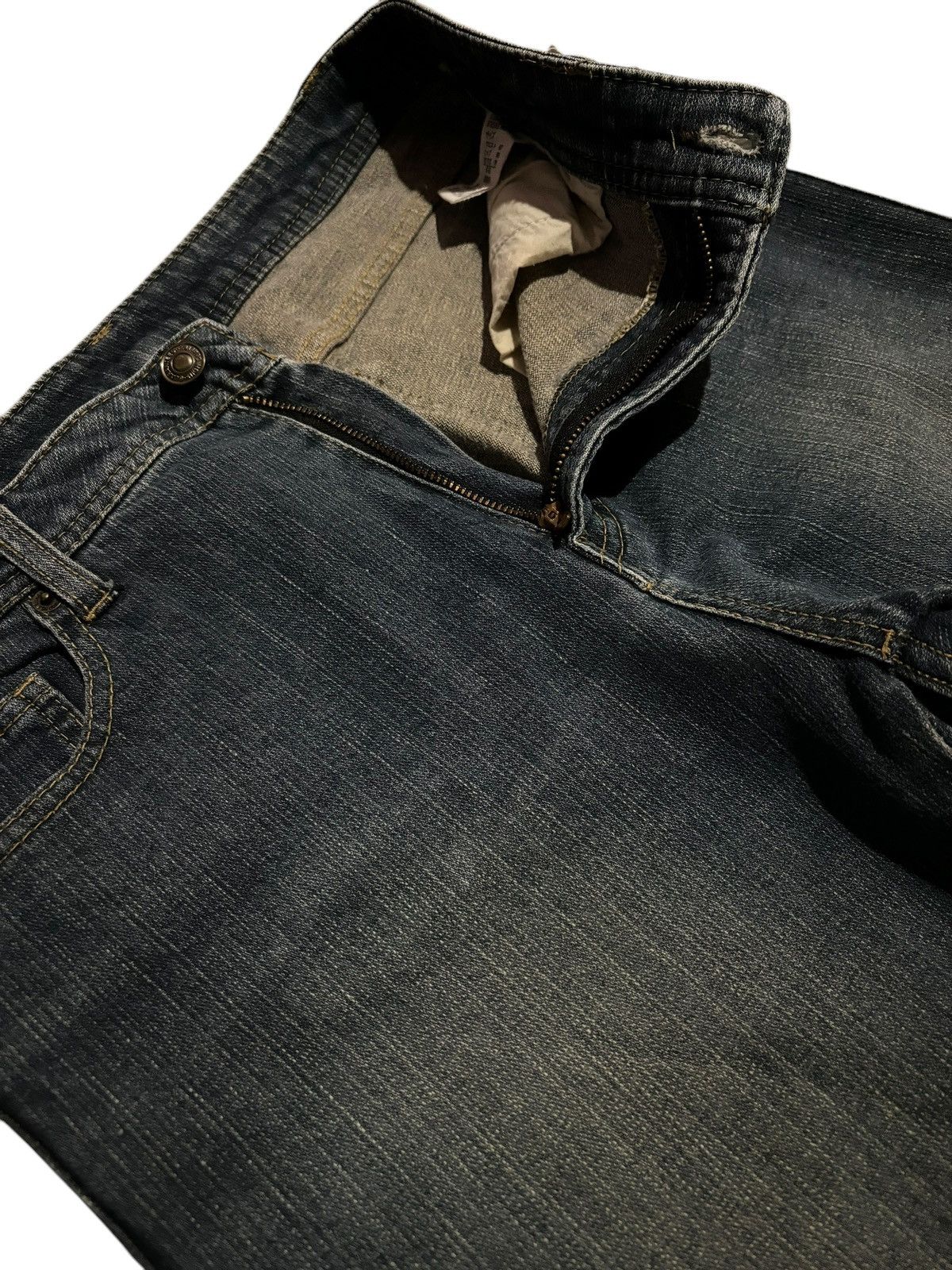Japanese Brand × Vintage Vtg Japanese Brand Slim Fit Faded Jeans Denim Size US 30 / EU 46 - 4 Thumbnail