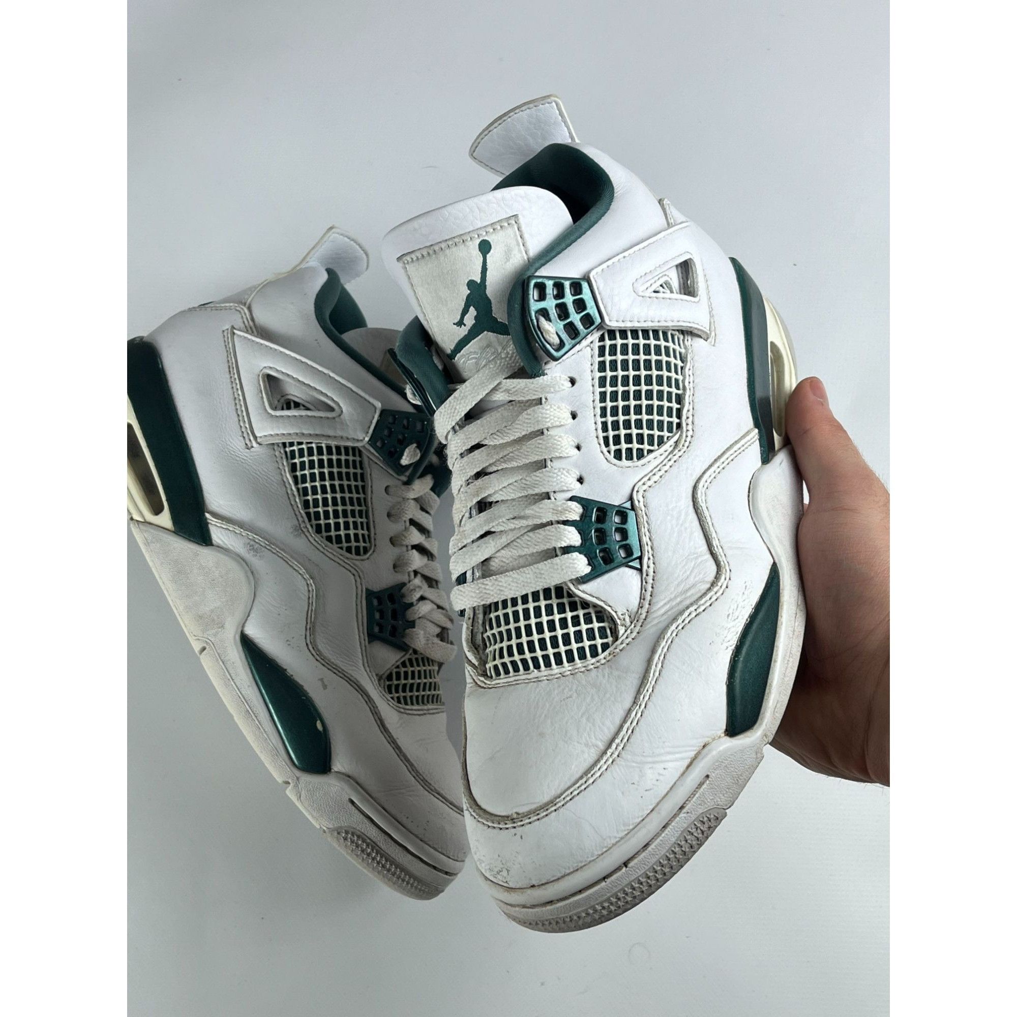Jordan Brand × Vintage Air Jordan 4 Retro Oxidized Green White Dark Teal Size US 8 / EU 41 - 2 Thumbnail