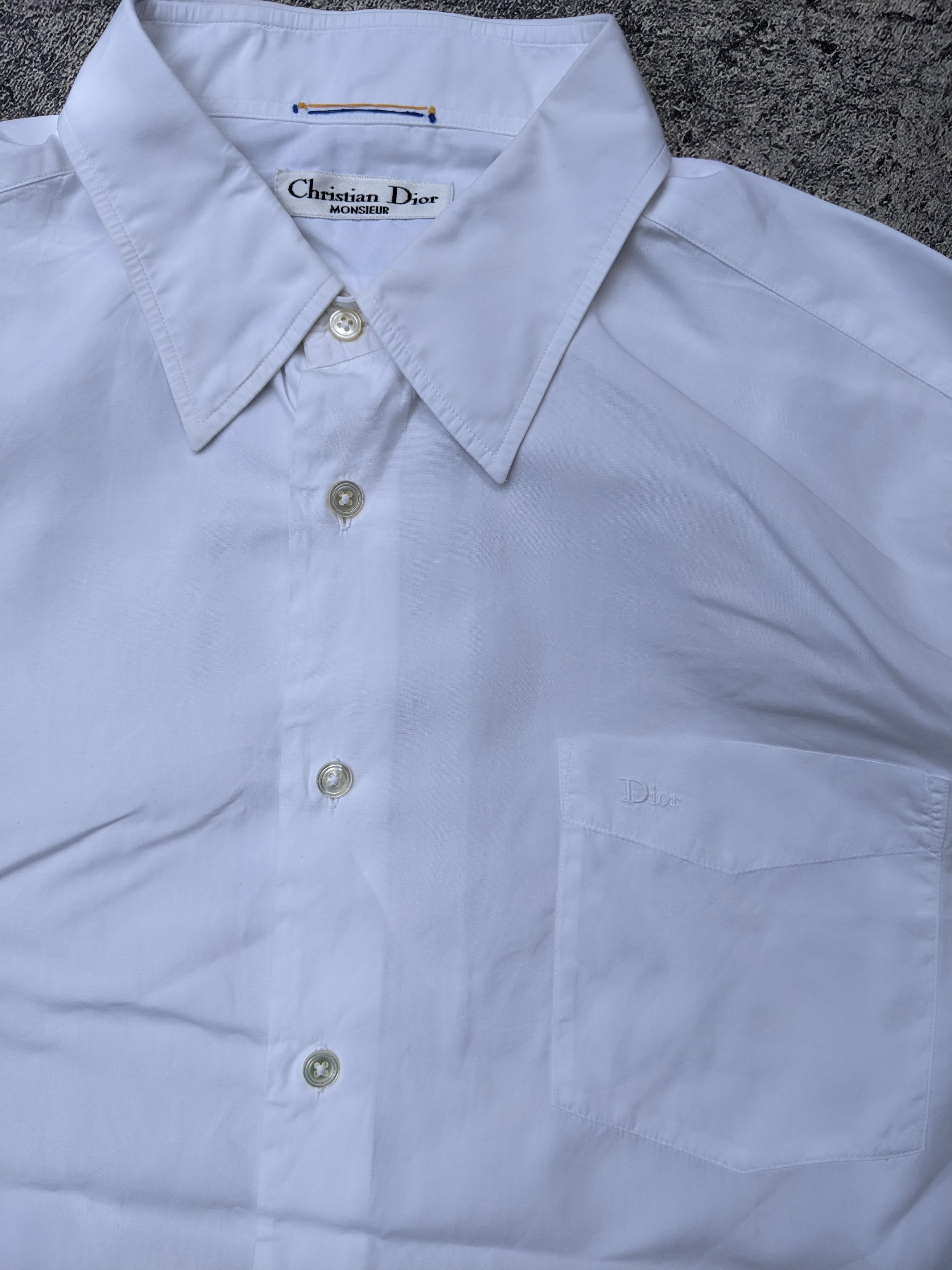 Christian Dior Monsieur Christian Dior Monsieur Dress Shirt Size US L / EU 52-54 / 3 - 3 Thumbnail