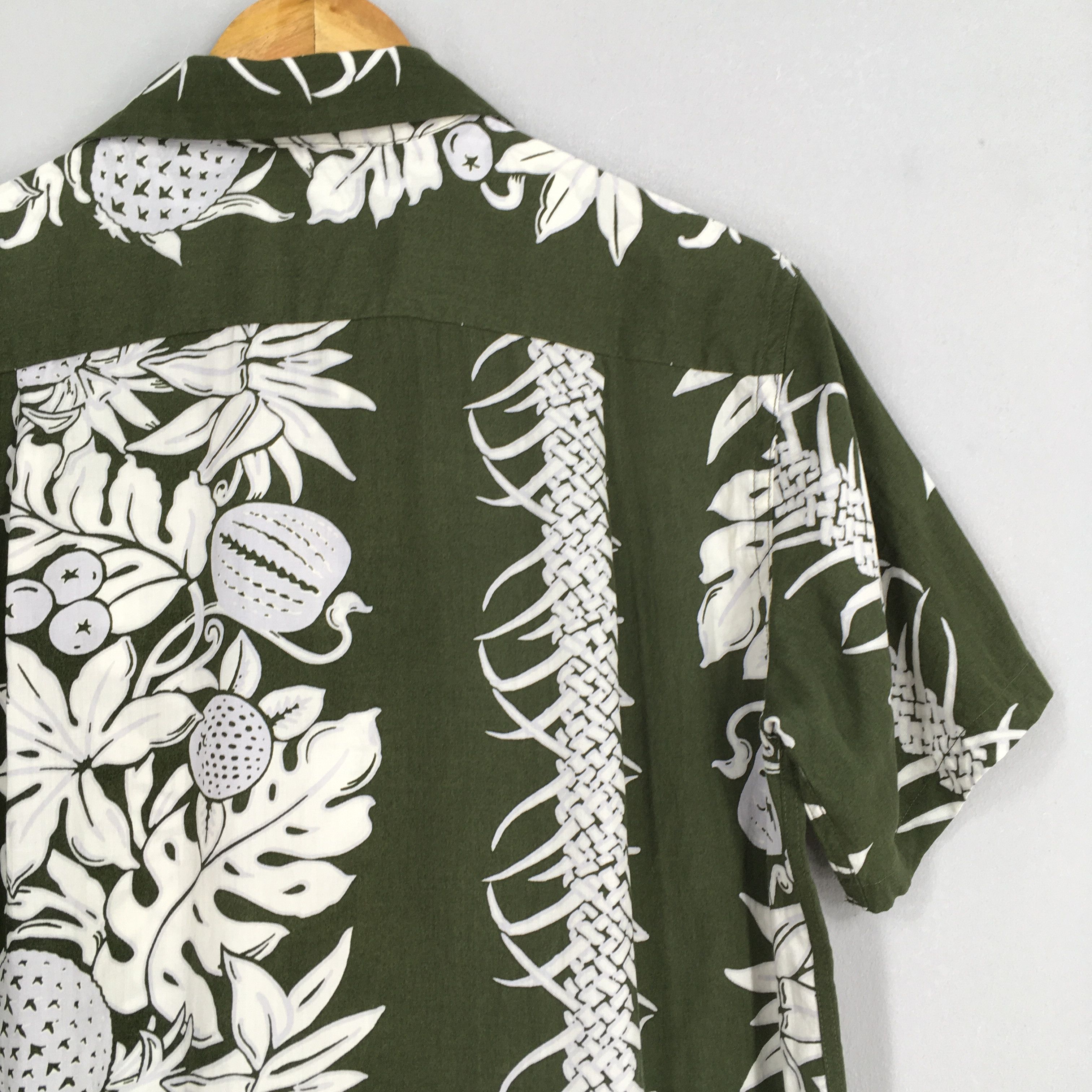 Other Vintage Floral Pineapple Hawaiian Aloha Cotton Shirt Medium Size US M / EU 48-50 / 2 - 8 Thumbnail