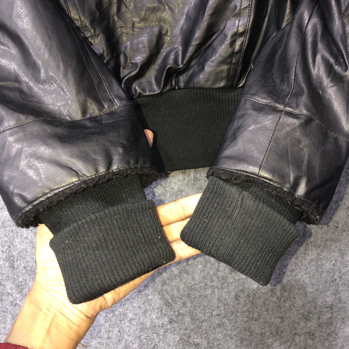 Japanese Brand Glad News Learher Hoodie Jacket Size US S / EU 44-46 / 1 - 3 Thumbnail