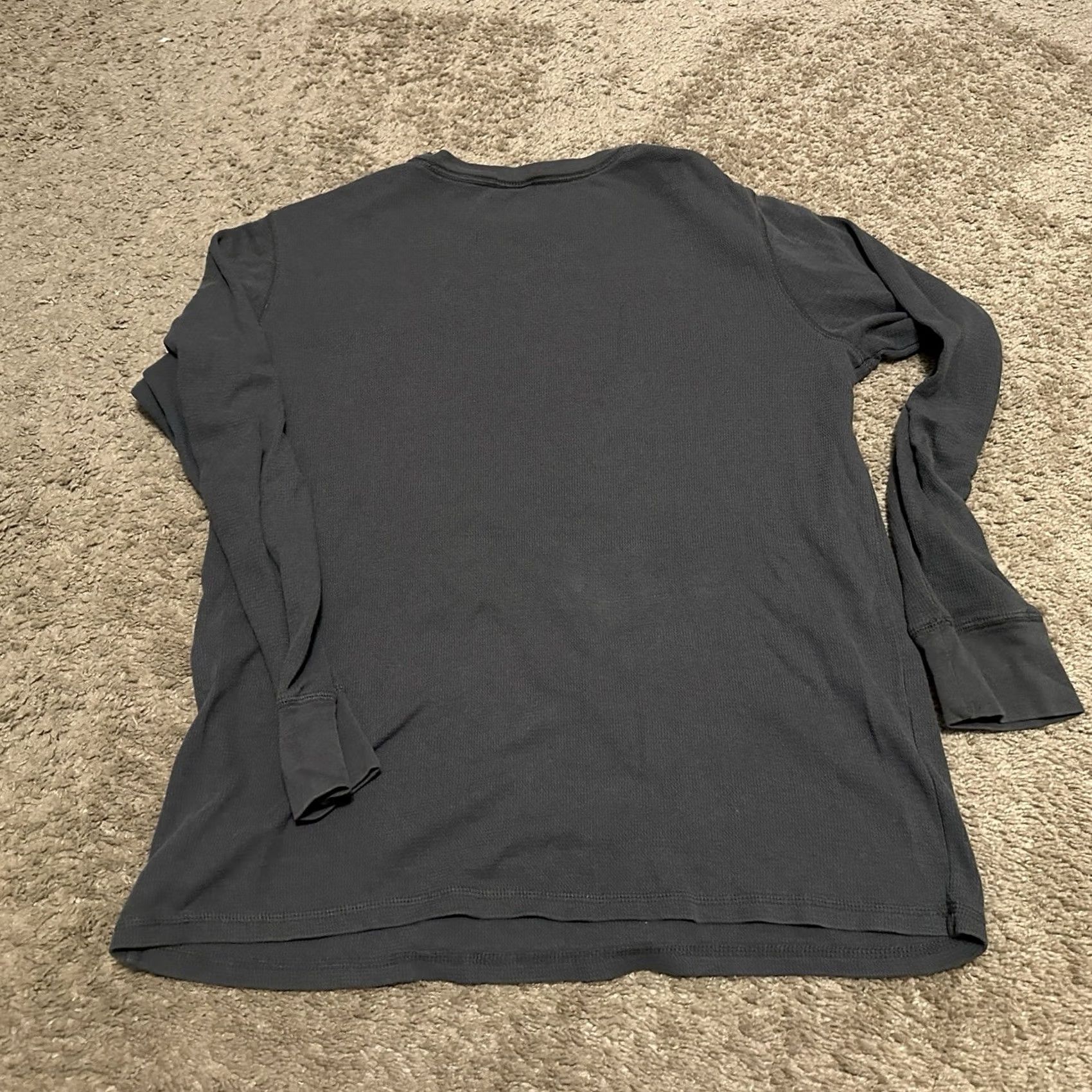 Element Vintage Element Shirt Mens Medium Thermal Long Sleeve Grunge Skater Y2K Gray Size US L / EU 52-54 / 3 - 4 Thumbnail