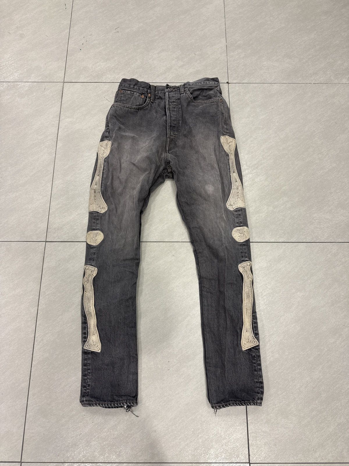 Kapital Bone Jeans Black 32