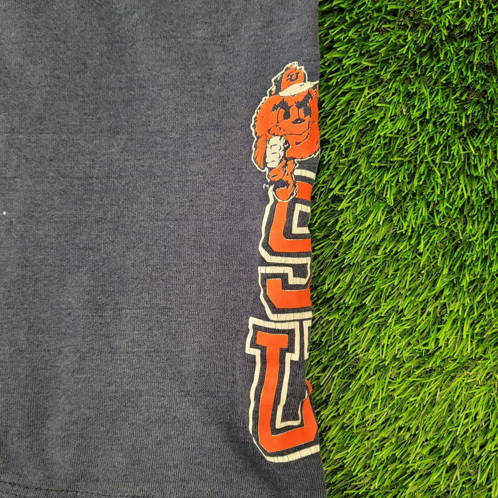 Vintage Vintage 80s Syracuse University Sweat Shorts Mens M/L USA Size US 36 / EU 52 - 2 Thumbnail