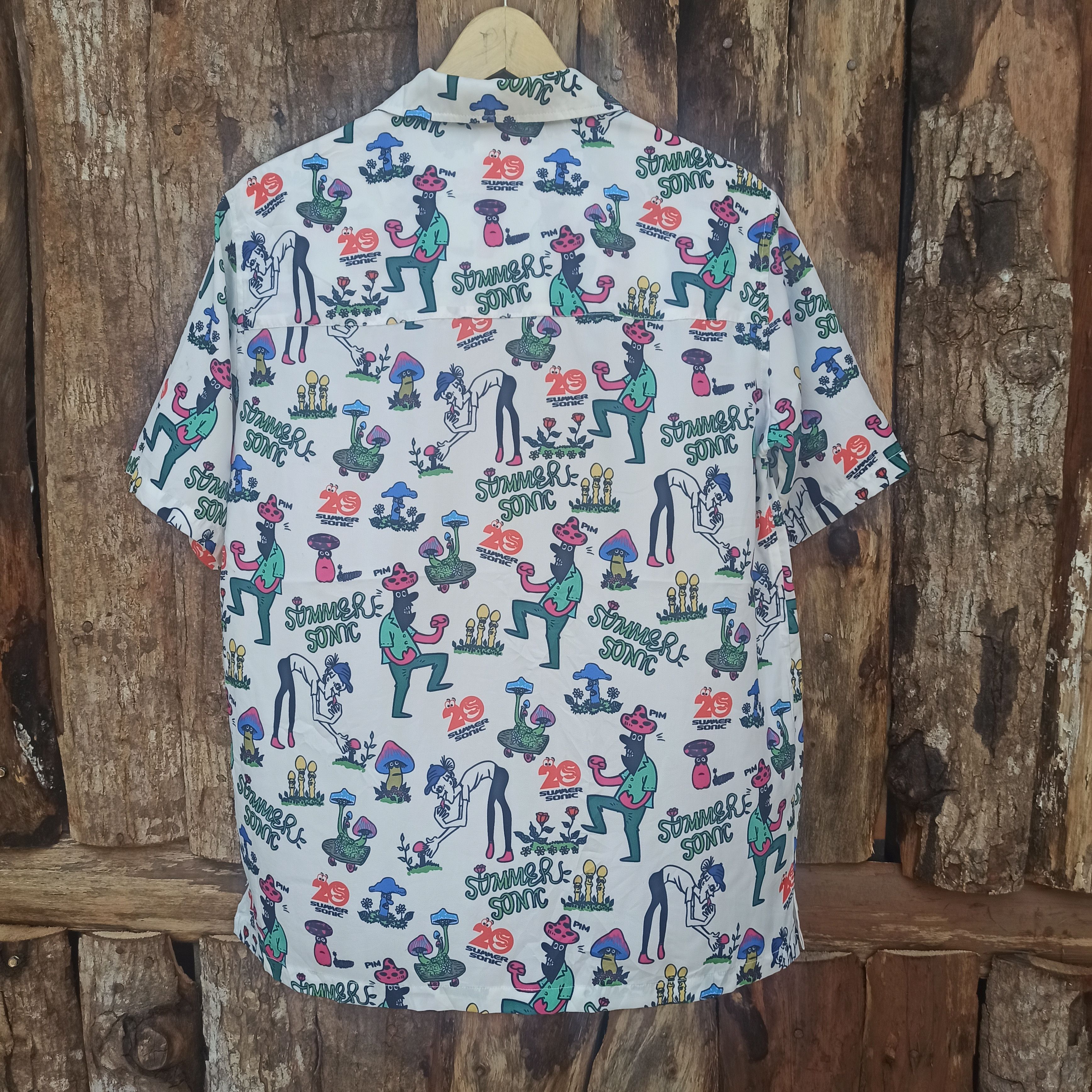 Band Tees × Japanese Brand Summer Sonic Open Collar Hawaiian Shirt Aniversary 20th Size US M / EU 48-50 / 2 - 2 Thumbnail