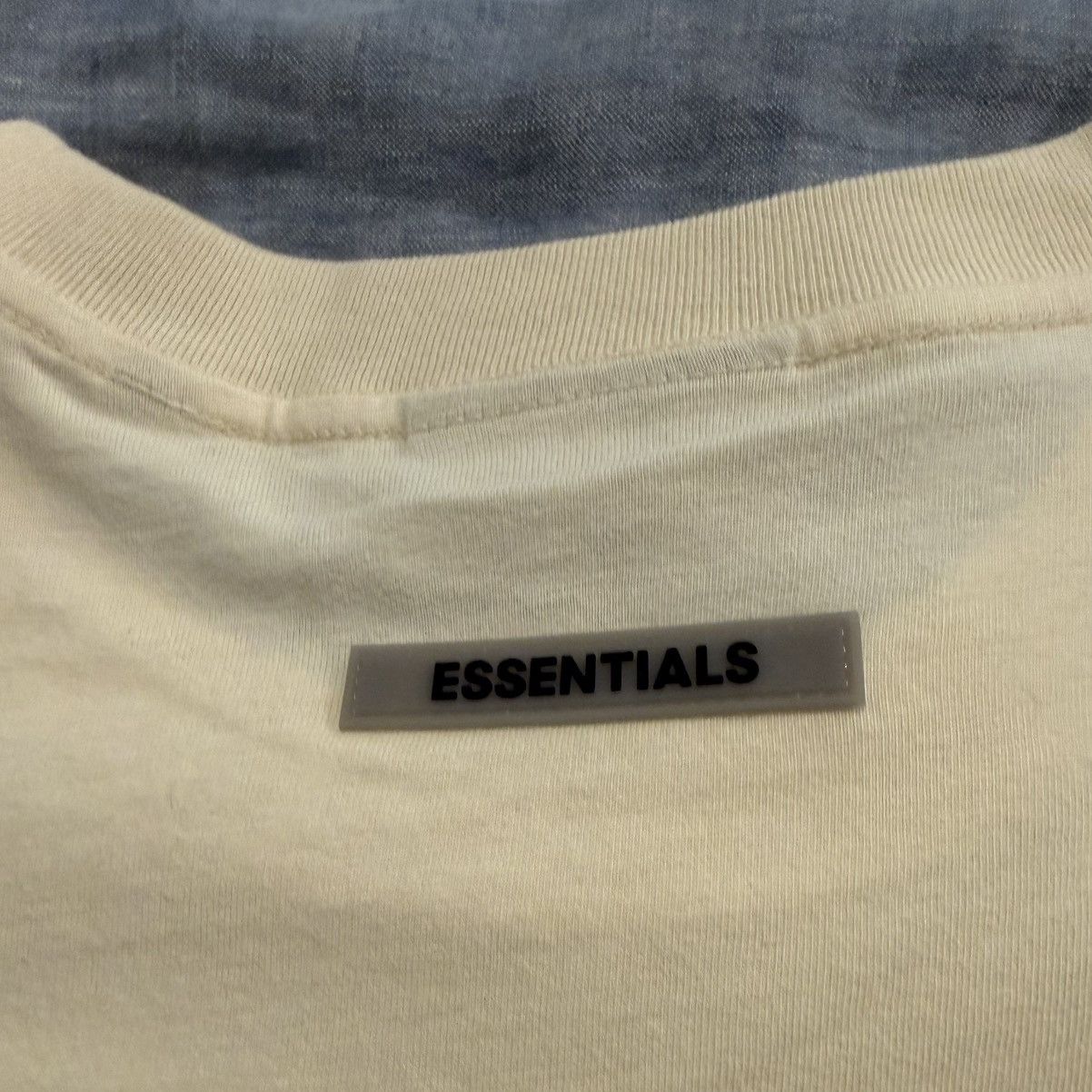 Essentials Fear of God Essentials Boxy Tee Applique Logo Buttercream Size US M / EU 48-50 / 2 - 5 Thumbnail