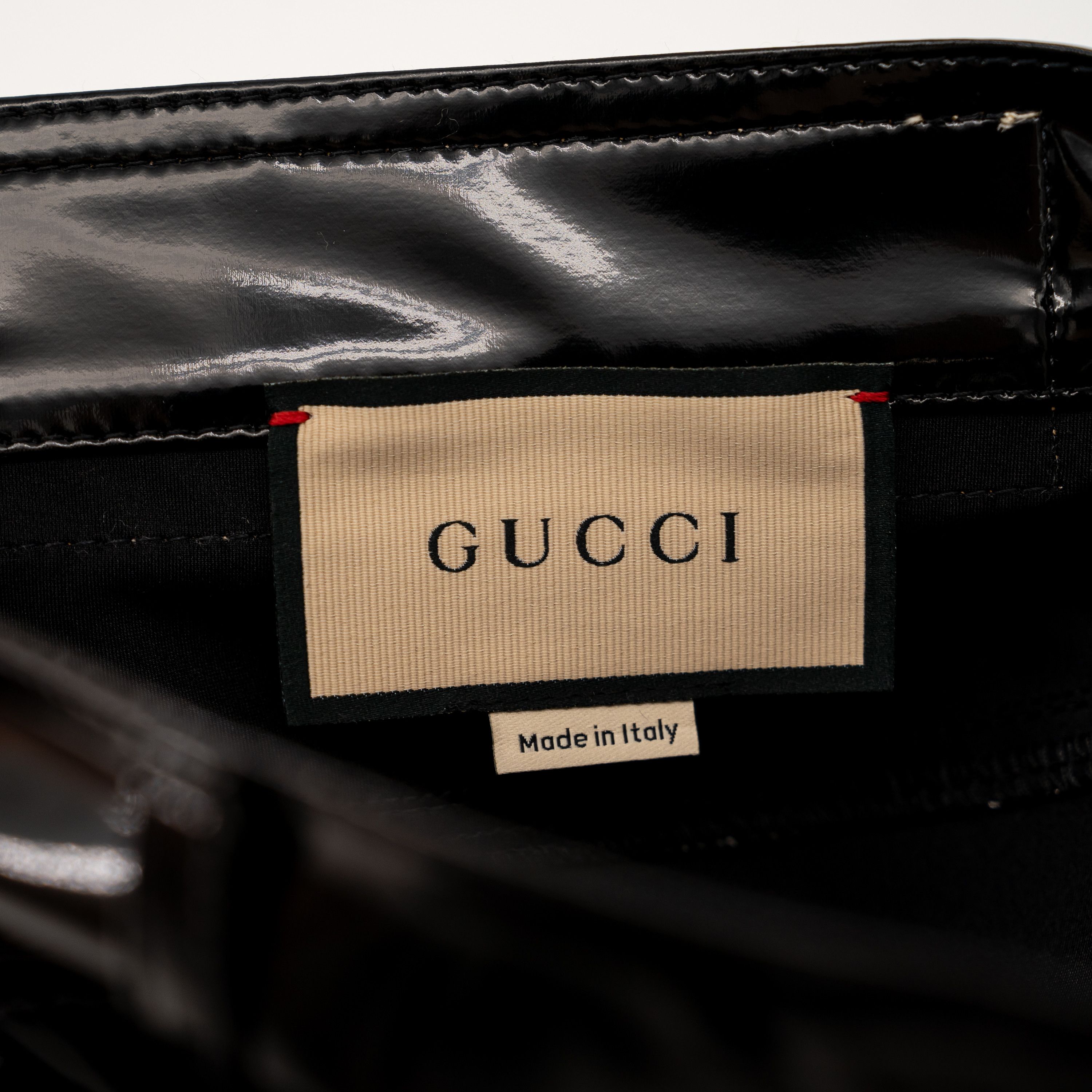 Gucci 34 - Gucci Black Vinyl Pants Trousers Size US 34 / EU 50 - 9 Thumbnail