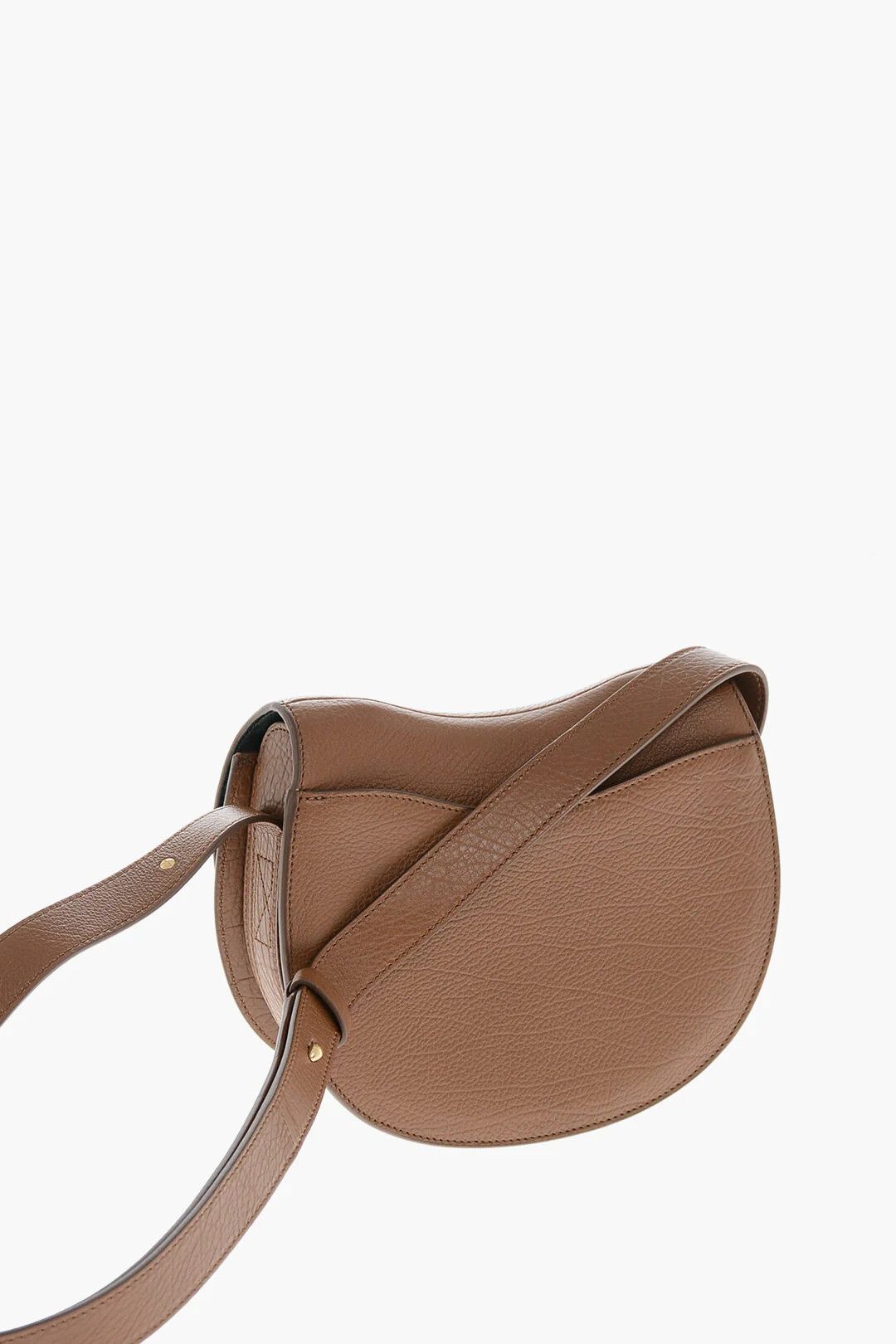 Burberry og1mm0426 Size: OS / Hammered Leather Shoulder Bag in Brown Size ONE SIZE - 2 Thumbnail