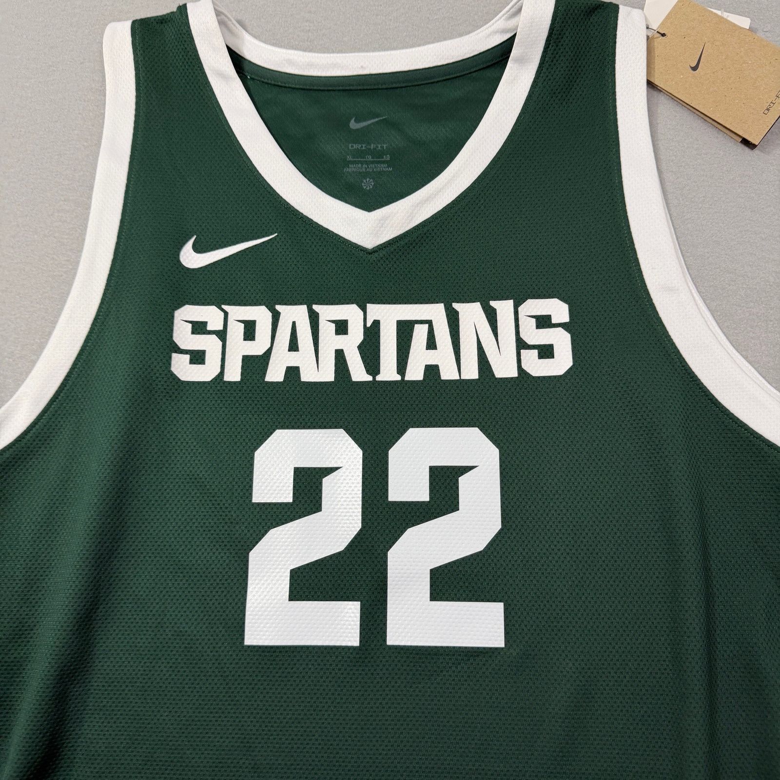 Nike Nike Michigan State Spartans Mady Sissoko Basketball Jersey Size US XL / EU 56 / 4 - 3 Thumbnail