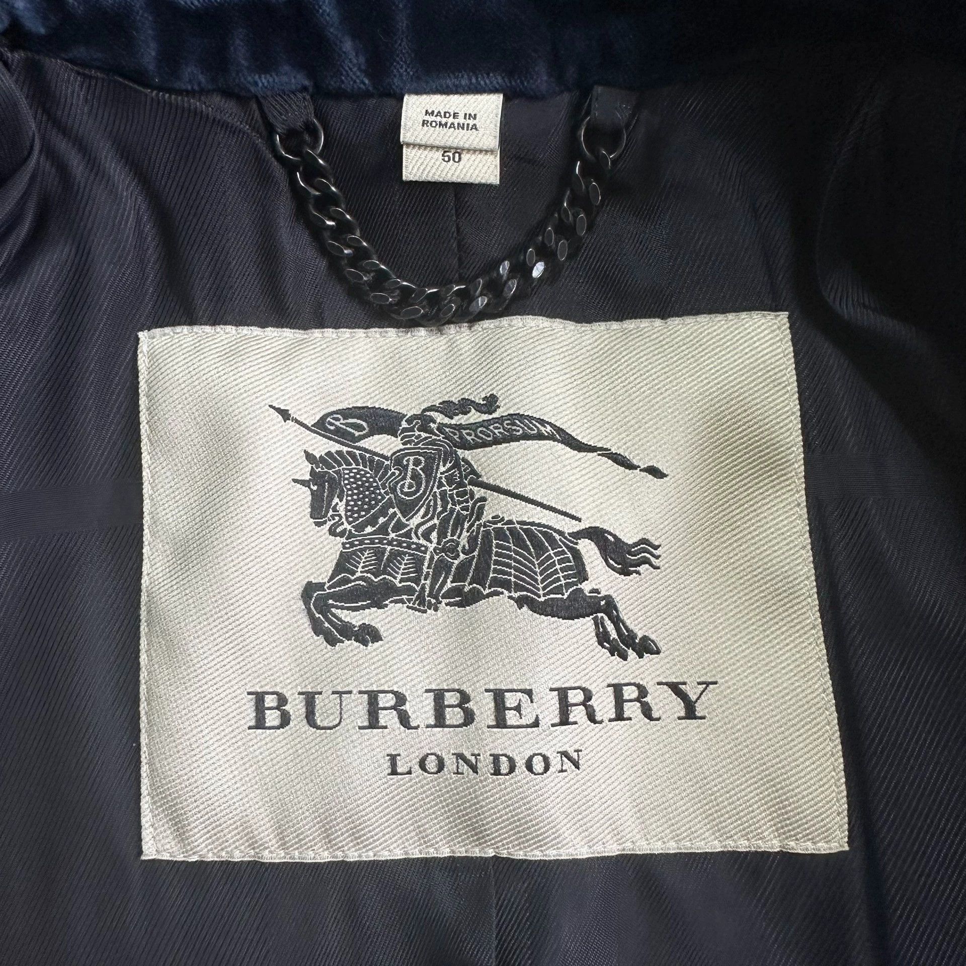Burberry burberry blue chester coat jacket outerwear Size US L / EU 52-54 / 3 - 6 Thumbnail