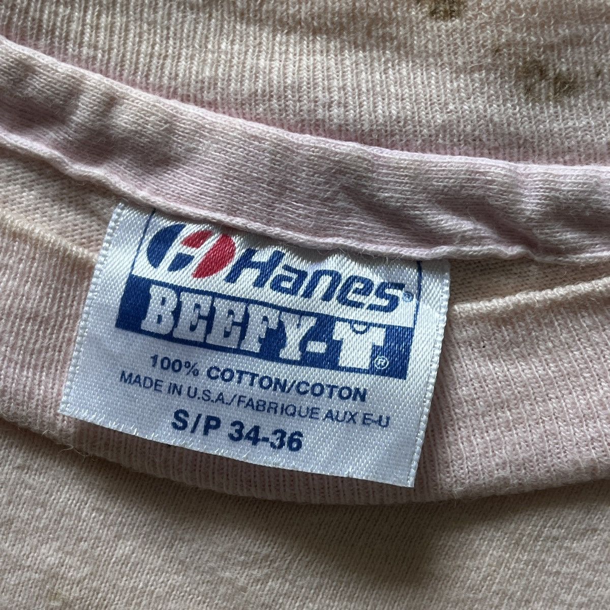 Hanes × Vintage Vintage 1980s Fish Guam Hanes Beefy Single Stitch TShirt Size US S / EU 44-46 / 1 - 15 Thumbnail