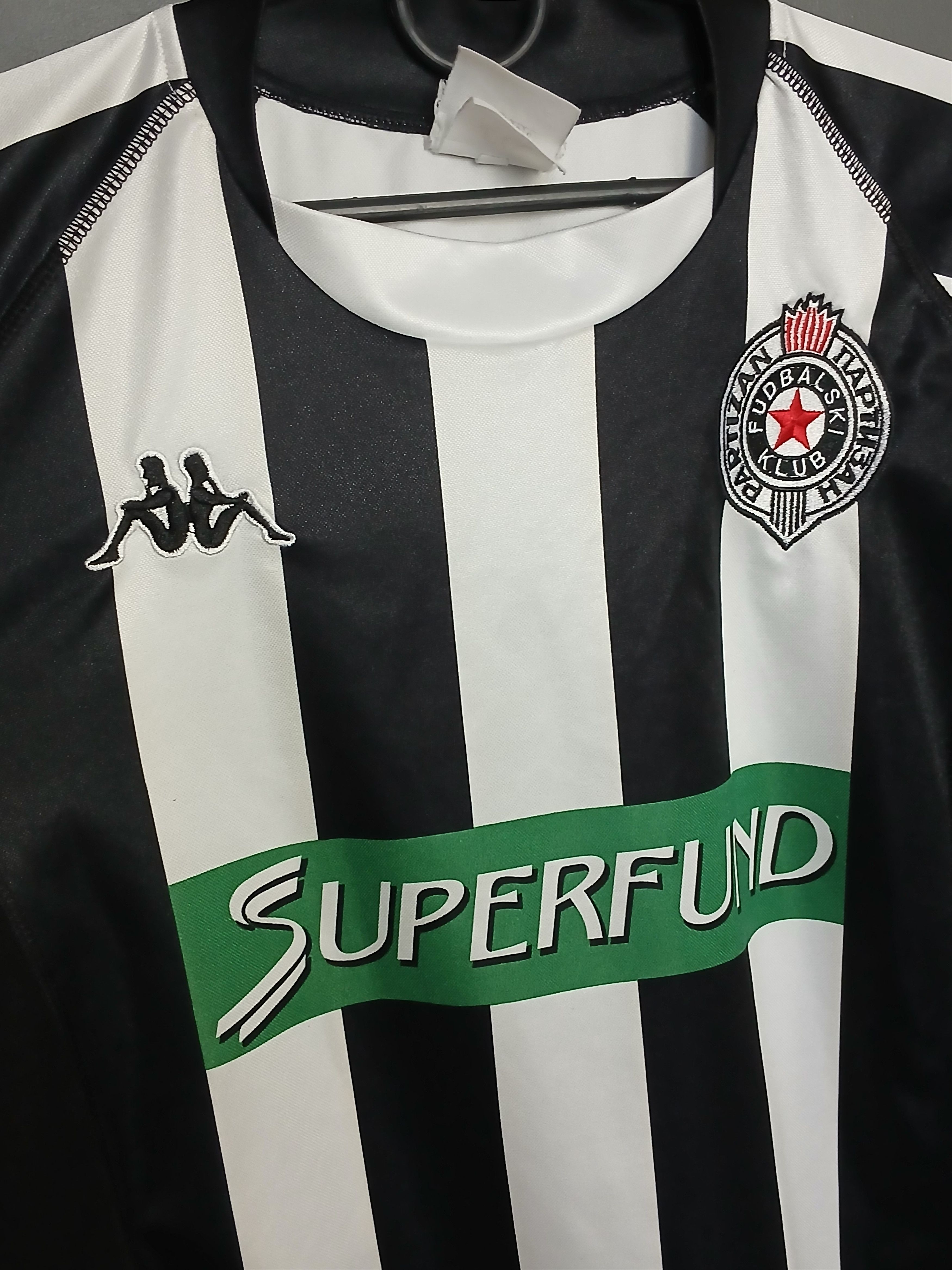 Other Partizan Belgrade 2003/2004 Home Football Jersey T-Shirt Size US M / EU 48-50 / 2 - 3 Thumbnail